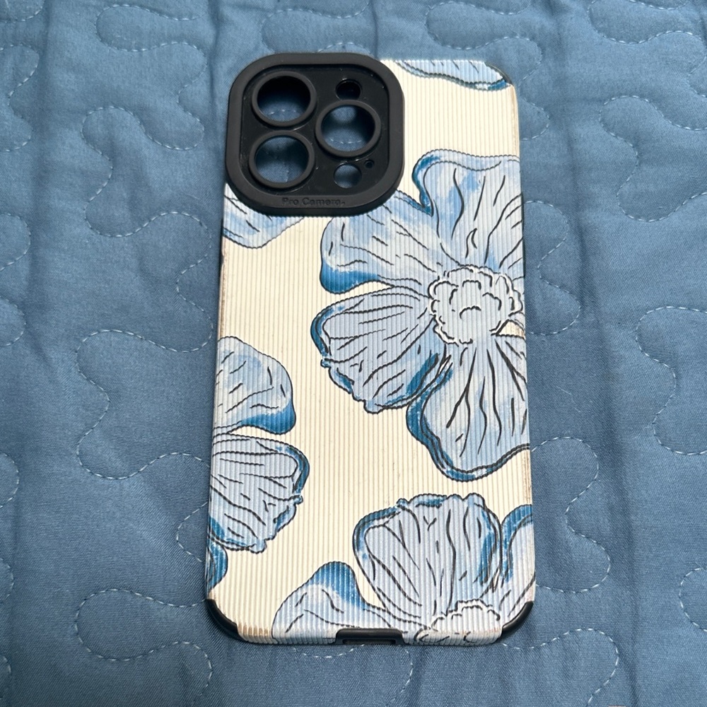 Floral Blue and White Phone Case
